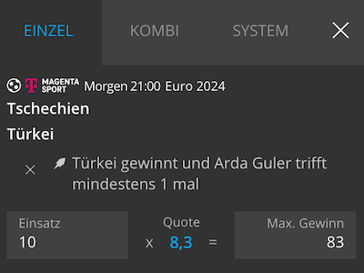 Türkei Boost gegen Tschechien bei Neobet