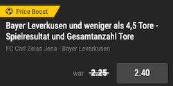 bwin Boost zu Jena gegen Leverkusen am 28.8.2024