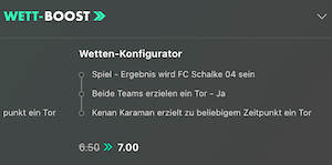 Mit dem Wettboost von Bet365 auf Nürnberg gegen Schalke tippen