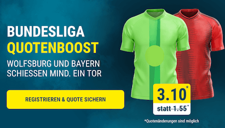 Wolfsburg gegen Bayern Boost für den 1. Spieltag 24/25