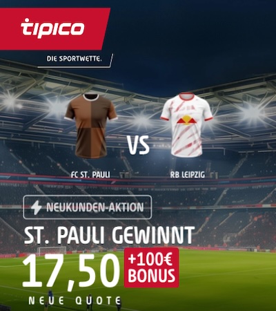 Tipico Boost St Pauli vs Leipzig