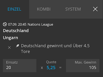 Deutschland gewinnt Boost bei Neobet gegen Ungarn