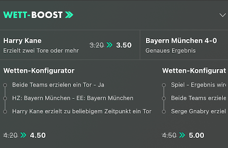 Kiel gegen Bayern Wettboosts bei bet365