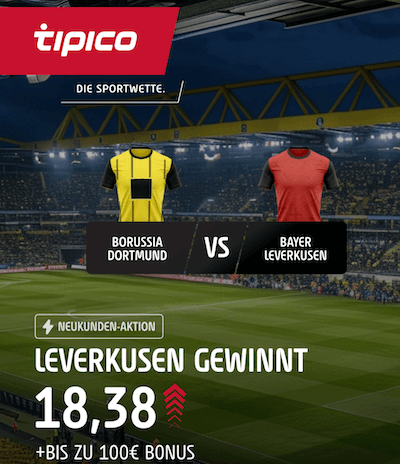 Leverkusen Angebot gegen Dortmund be Tipico